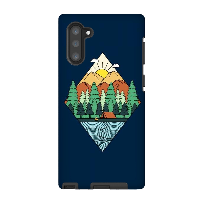 Galaxy Note 10 StrongFit Mountain Diamond by Coffee Man