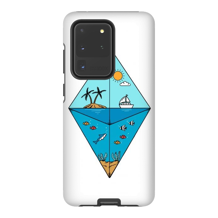 Galaxy S20 Ultra StrongFit Diamond Landscape by Coffee Man