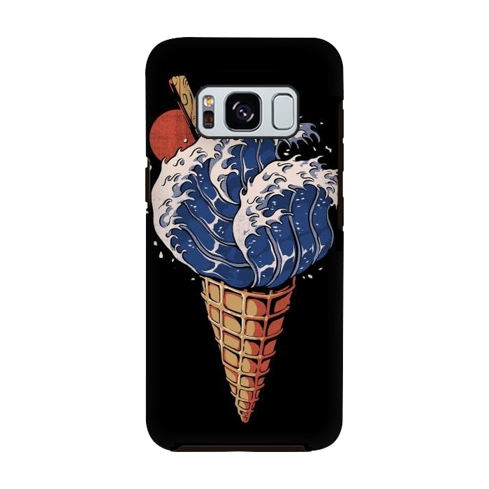 Galaxy S8 StrongFit Kanagawa Ice Cream  by Ilustrata