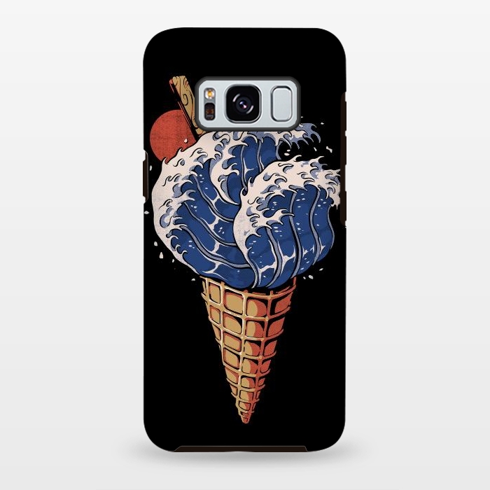 Galaxy S8 plus StrongFit Kanagawa Ice Cream  by Ilustrata