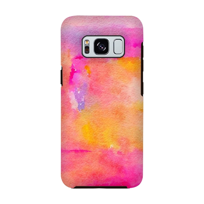 Galaxy S8 StrongFit Be A Rainbow In Someone's Cloud | Modern Bohemian Watercolor Painting Optimism Positivity Good Vibes by Uma Prabhakar Gokhale