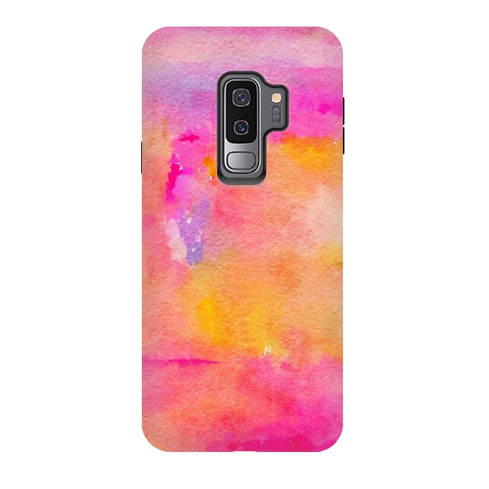 Galaxy S9 plus StrongFit Be A Rainbow In Someone's Cloud | Modern Bohemian Watercolor Painting Optimism Positivity Good Vibes by Uma Prabhakar Gokhale