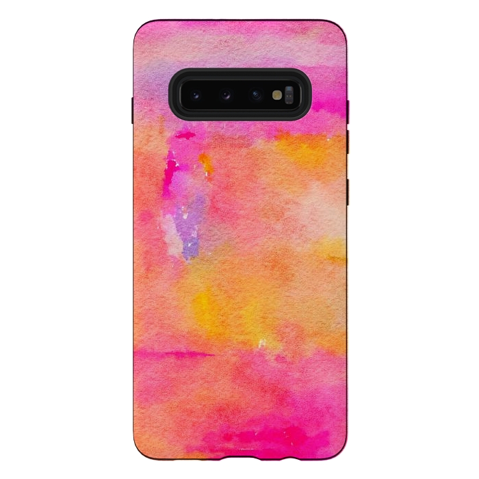 Galaxy S10 plus StrongFit Be A Rainbow In Someone's Cloud | Modern Bohemian Watercolor Painting Optimism Positivity Good Vibes by Uma Prabhakar Gokhale