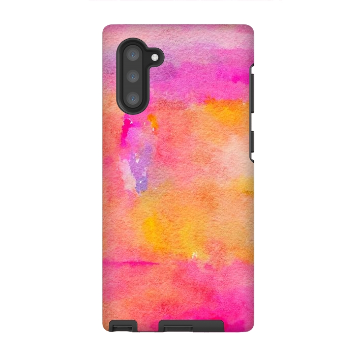 Galaxy Note 10 StrongFit Be A Rainbow In Someone's Cloud | Modern Bohemian Watercolor Painting Optimism Positivity Good Vibes by Uma Prabhakar Gokhale