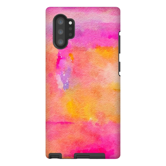 Galaxy Note 10 plus StrongFit Be A Rainbow In Someone's Cloud | Modern Bohemian Watercolor Painting Optimism Positivity Good Vibes by Uma Prabhakar Gokhale
