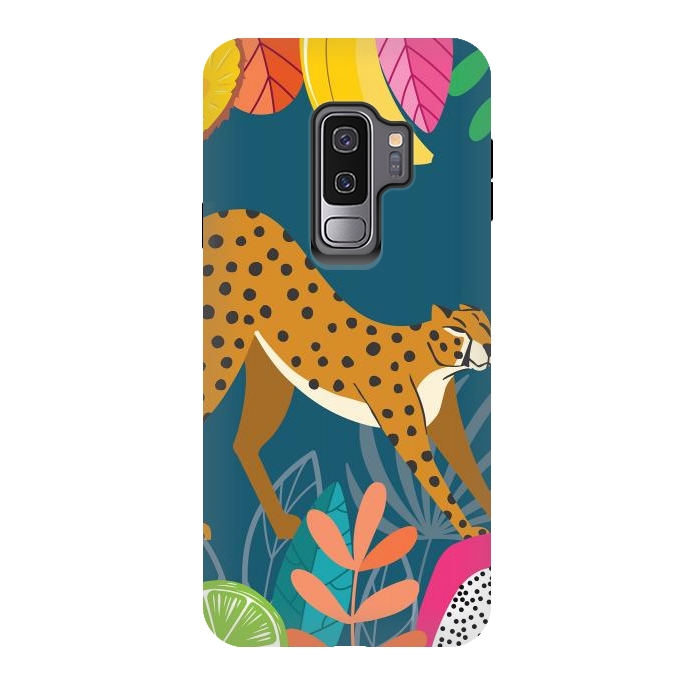 Galaxy S9 plus StrongFit Cheetah stretching in the wild by Jelena Obradovic