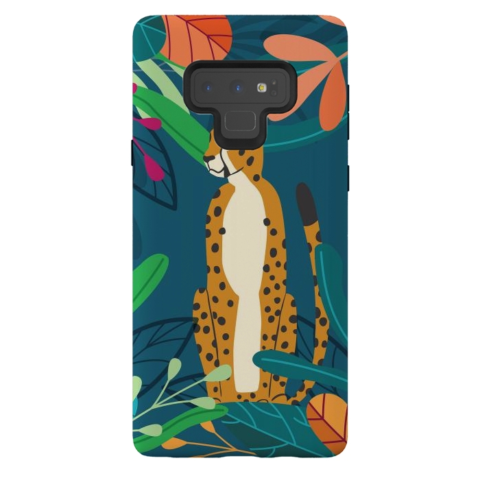 Galaxy Note 9 StrongFit Cheetah chilling by Jelena Obradovic
