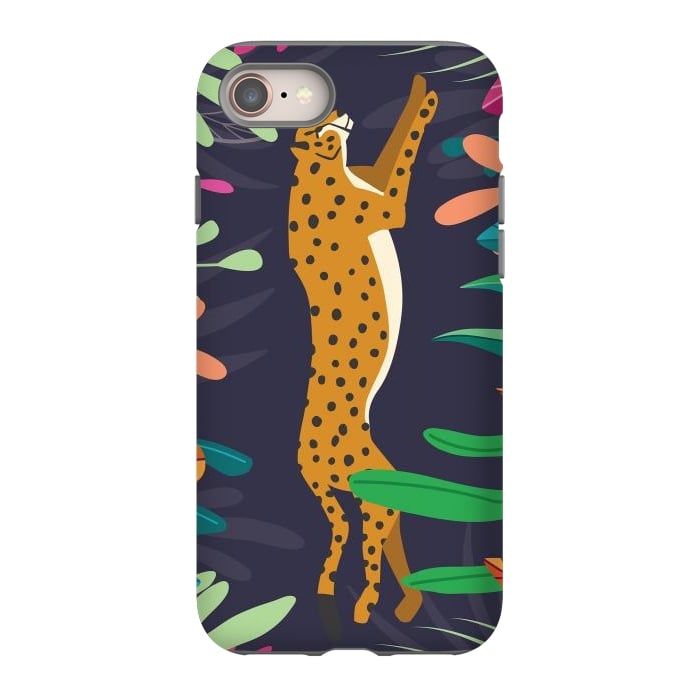 iPhone 8 StrongFit Cheetah running by Jelena Obradovic