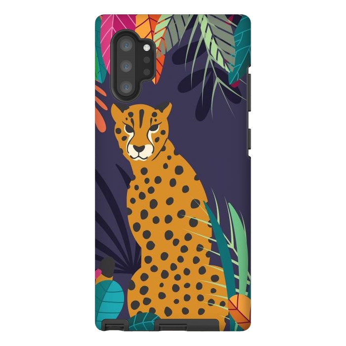 Galaxy Note 10 plus StrongFit Cheetah sitting in the wild by Jelena Obradovic
