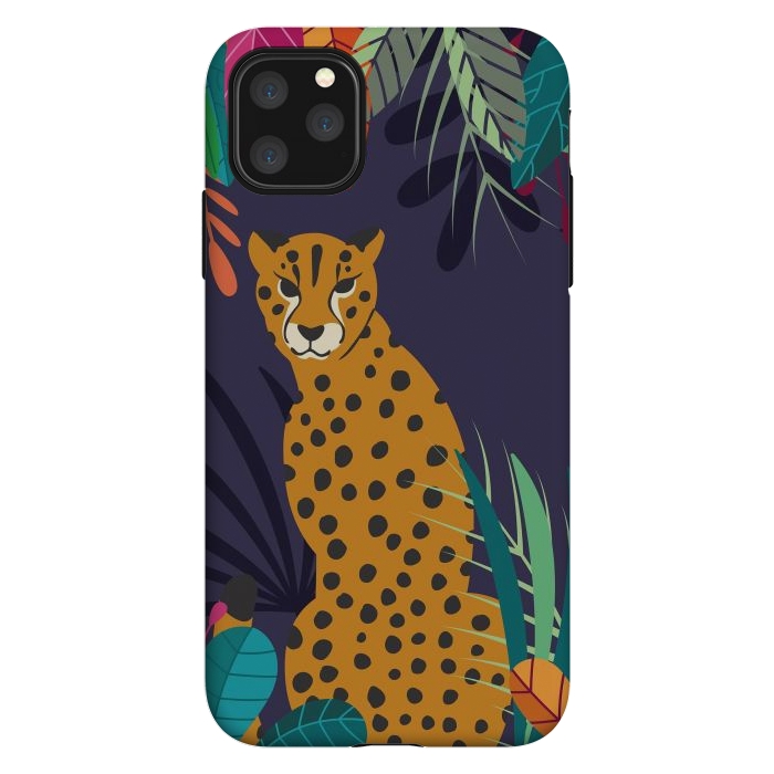 iPhone 11 Pro Max StrongFit Cheetah sitting in the wild by Jelena Obradovic