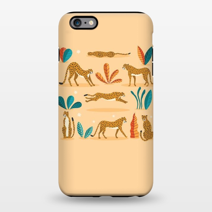 iPhone 6/6s plus StrongFit Cheetahs beige by Jelena Obradovic