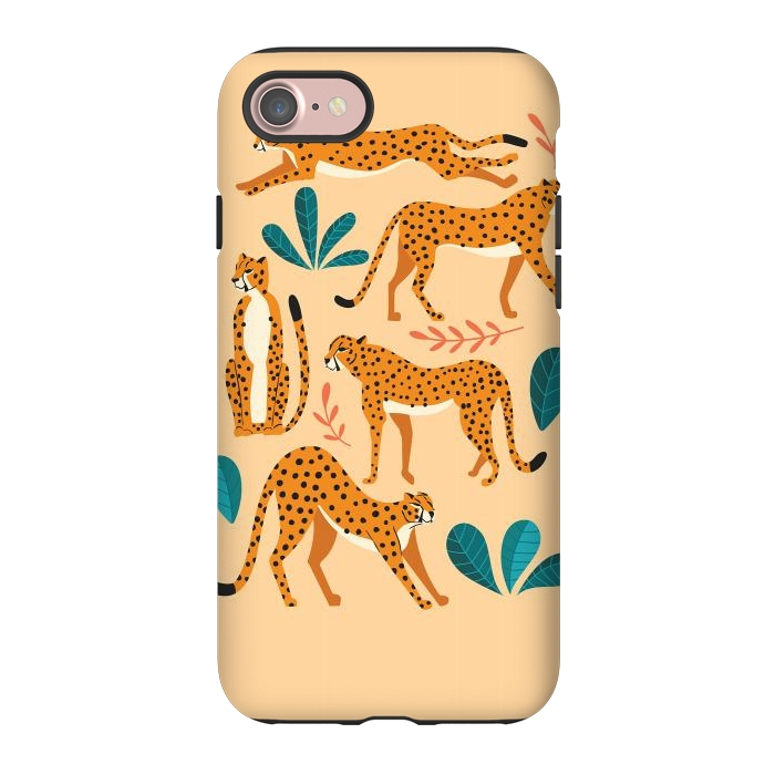 iPhone 7 StrongFit Cheetahs beige 02 by Jelena Obradovic