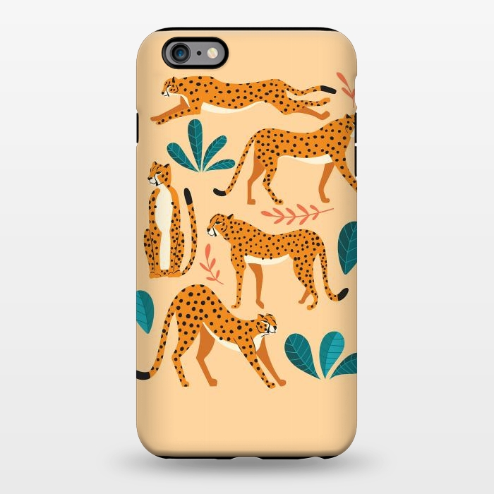 iPhone 6/6s plus StrongFit Cheetahs beige 02 by Jelena Obradovic