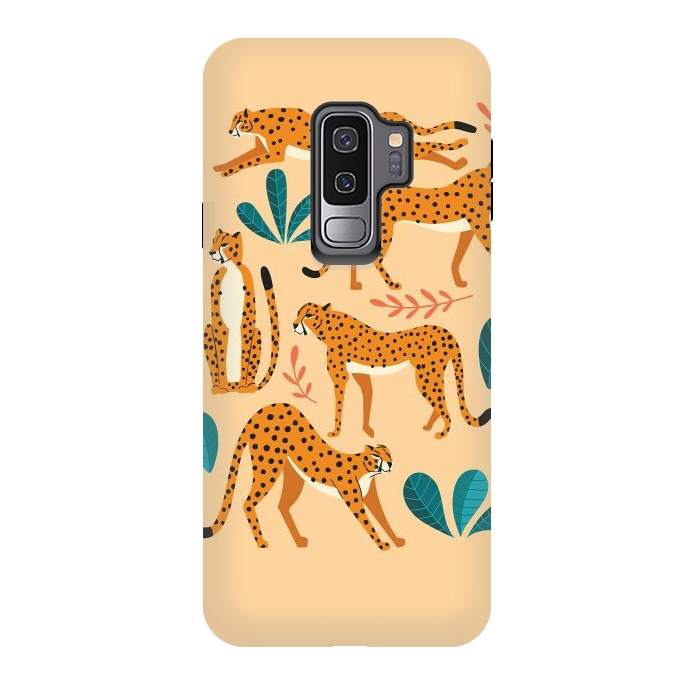 Galaxy S9 plus StrongFit Cheetahs beige 02 by Jelena Obradovic