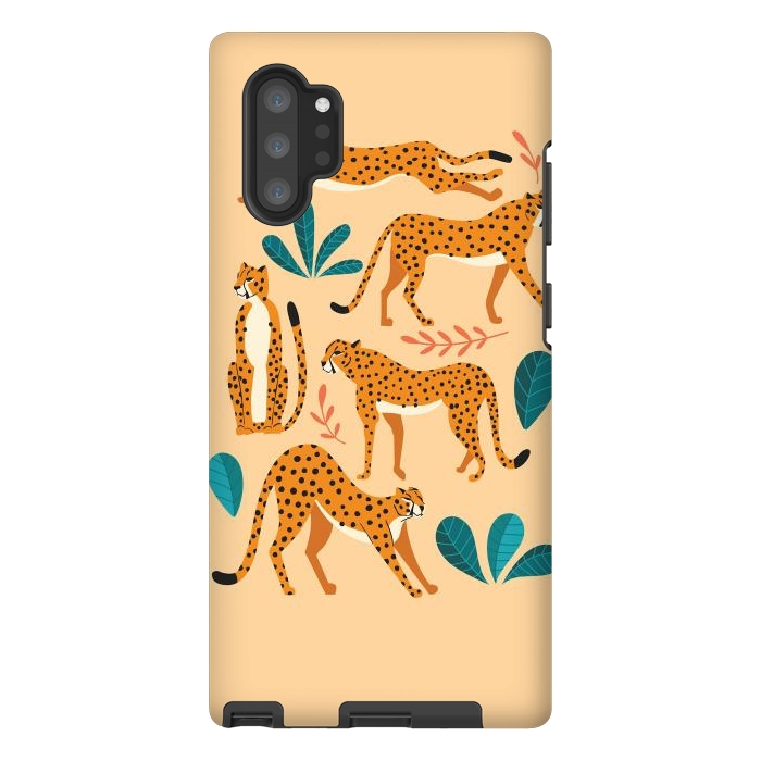 Galaxy Note 10 plus StrongFit Cheetahs beige 02 by Jelena Obradovic