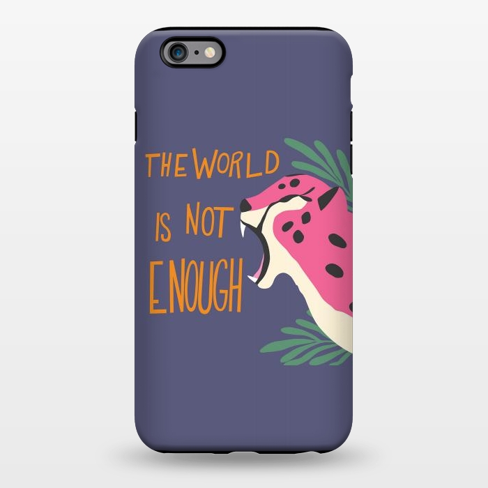 iPhone 6/6s plus StrongFit Cheetah - the world is not enough, purple by Jelena Obradovic