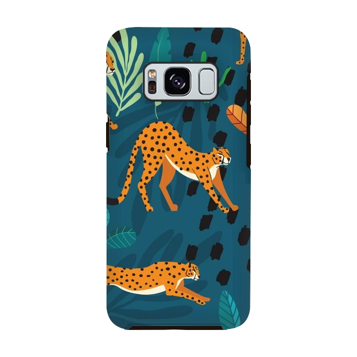 Galaxy S8 StrongFit Cheetah pattern 01 by Jelena Obradovic