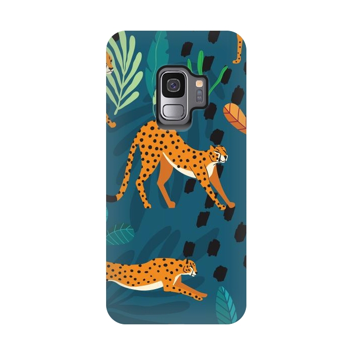 Galaxy S9 StrongFit Cheetah pattern 01 by Jelena Obradovic