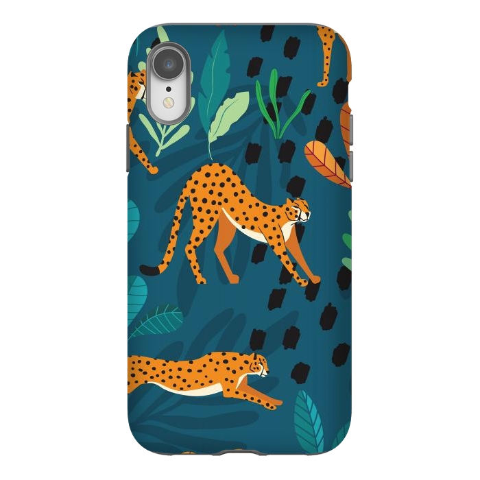 iPhone Xr StrongFit Cheetah pattern 01 by Jelena Obradovic