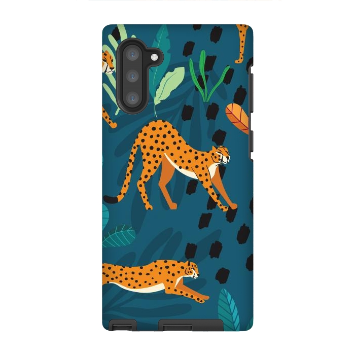 Galaxy Note 10 StrongFit Cheetah pattern 01 by Jelena Obradovic