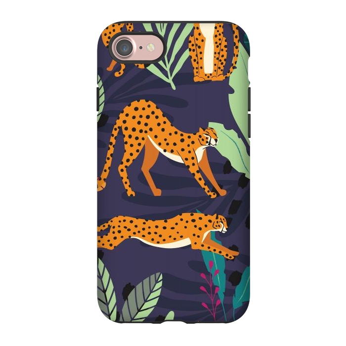 iPhone 7 StrongFit Cheetah pattern 02 by Jelena Obradovic