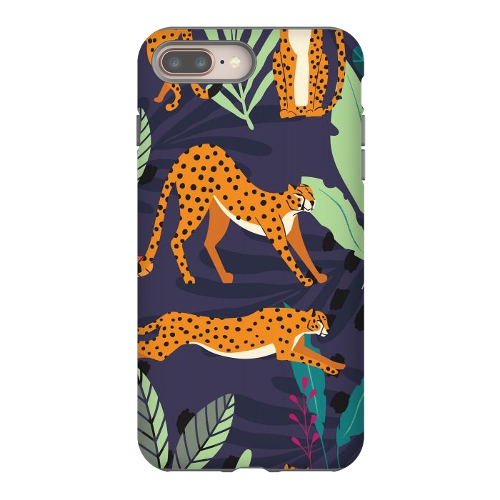 iPhone 7 plus StrongFit Cheetah pattern 02 by Jelena Obradovic