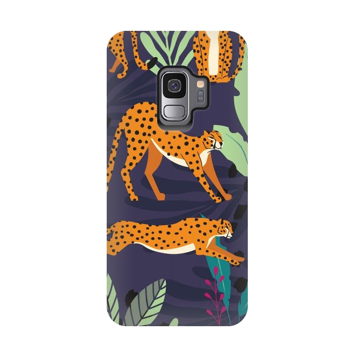 Galaxy S9 StrongFit Cheetah pattern 02 by Jelena Obradovic
