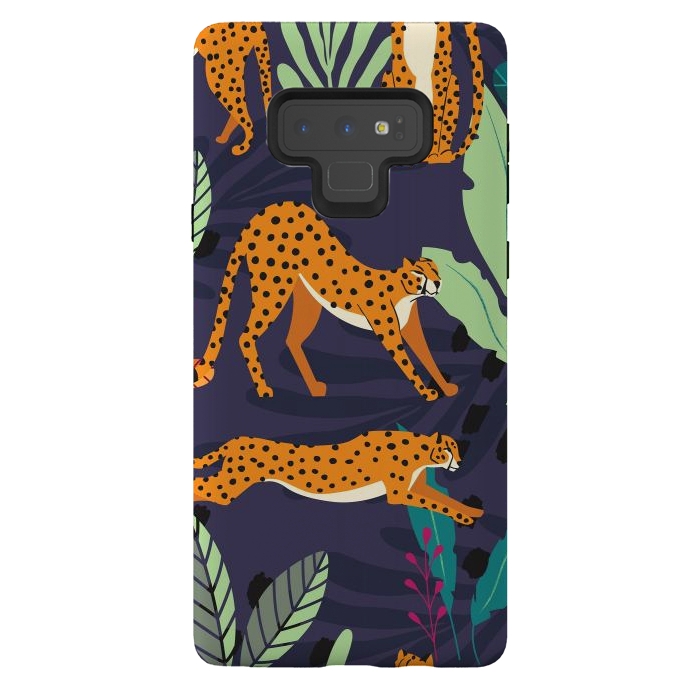 Galaxy Note 9 StrongFit Cheetah pattern 02 by Jelena Obradovic