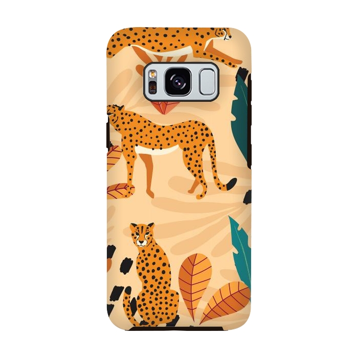 Galaxy S8 StrongFit Cheetah pattern 03 by Jelena Obradovic