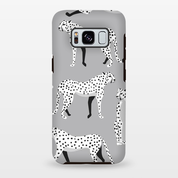 Galaxy S8 plus StrongFit Cheetah pattern 04 by Jelena Obradovic