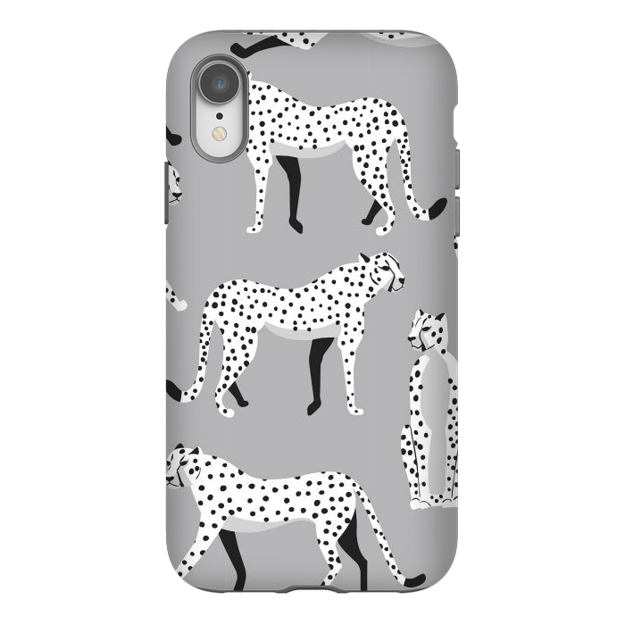 iPhone Xr StrongFit Cheetah pattern 04 by Jelena Obradovic