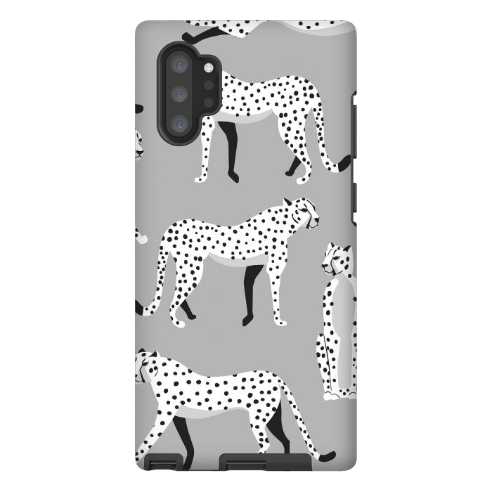 Galaxy Note 10 plus StrongFit Cheetah pattern 04 by Jelena Obradovic