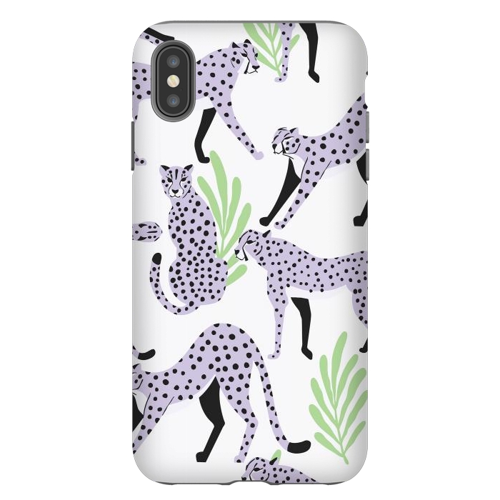iPhone Xs Max StrongFit Cheetah pattern 05 by Jelena Obradovic