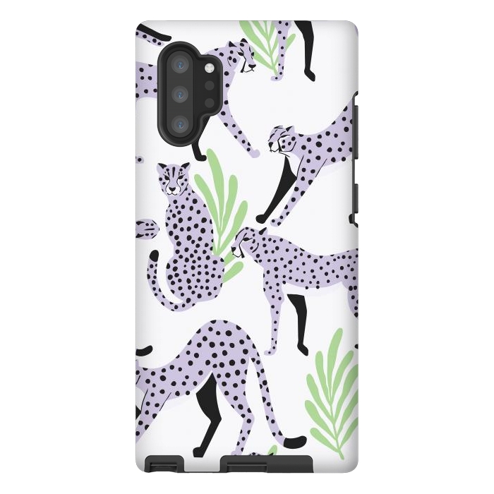 Galaxy Note 10 plus StrongFit Cheetah pattern 05 by Jelena Obradovic