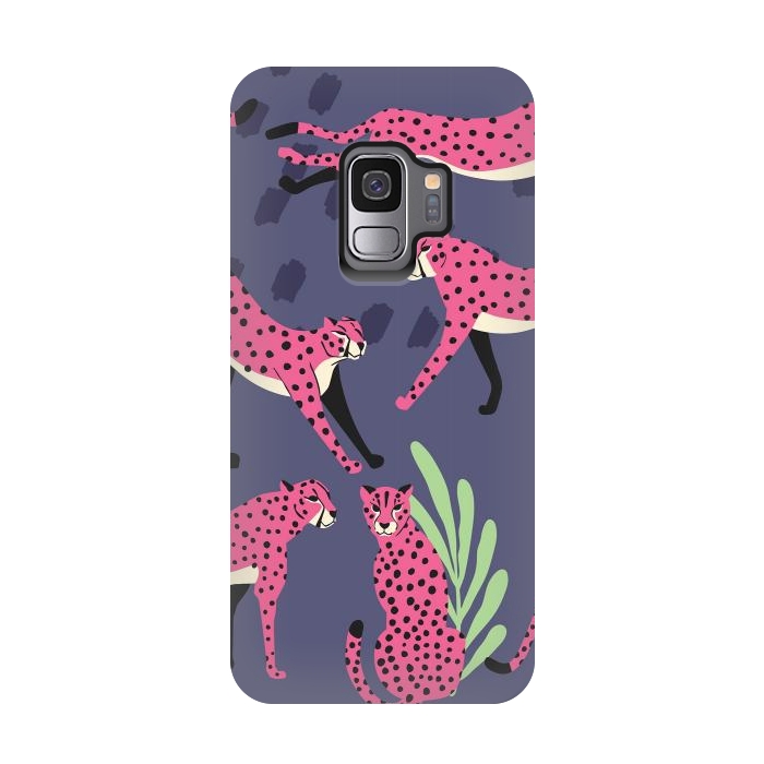 Galaxy S9 StrongFit Cheetah pattern 06 by Jelena Obradovic