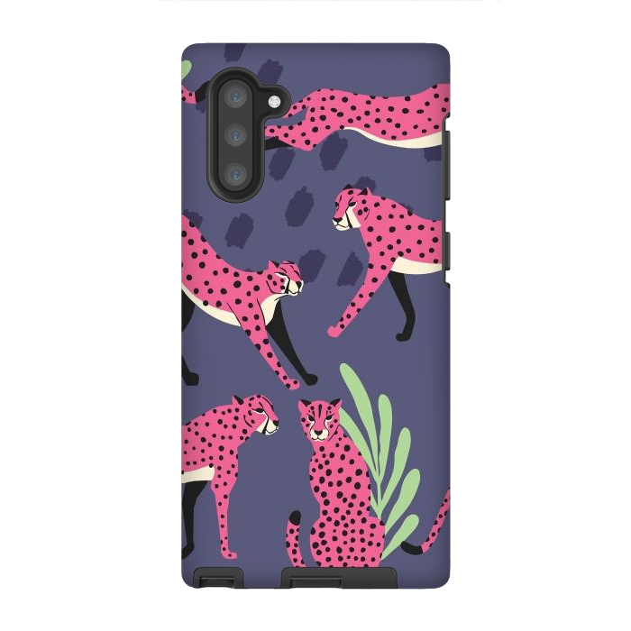Galaxy Note 10 StrongFit Cheetah pattern 06 by Jelena Obradovic