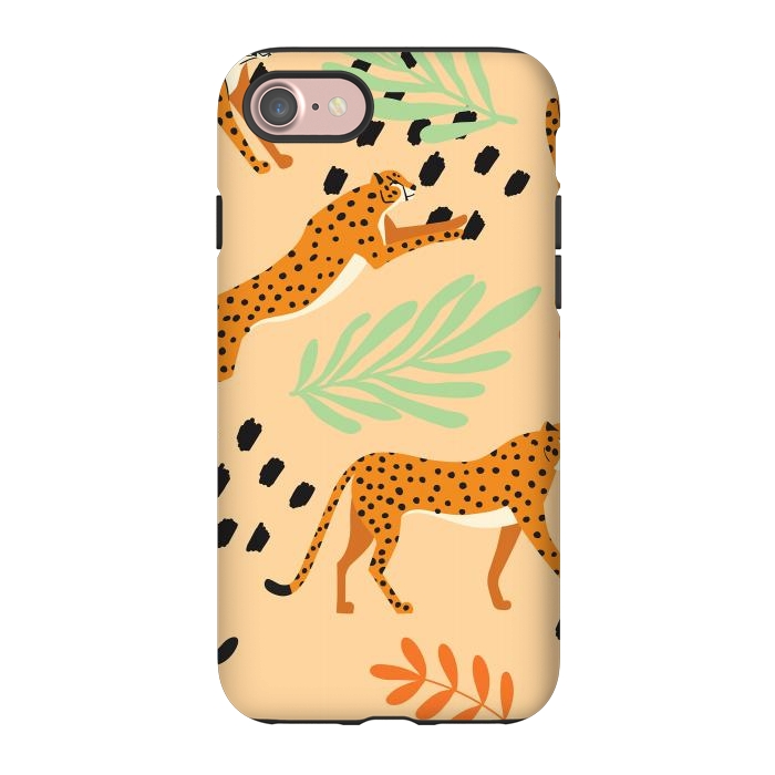 iPhone 7 StrongFit Cheetah pattern 07 by Jelena Obradovic