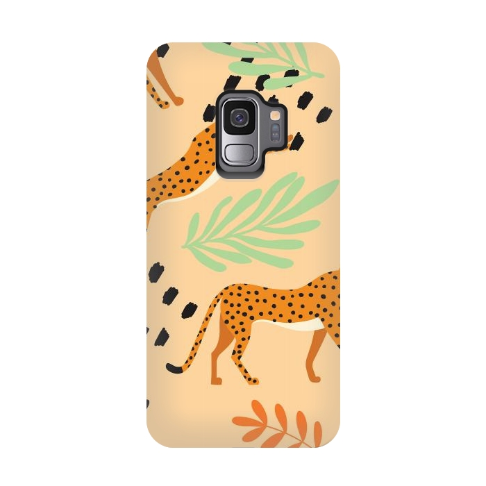 Galaxy S9 StrongFit Cheetah pattern 07 by Jelena Obradovic