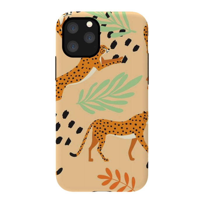 iPhone 11 Pro StrongFit Cheetah pattern 07 by Jelena Obradovic