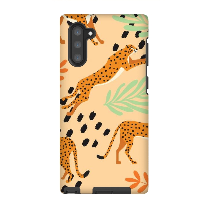 Galaxy Note 10 StrongFit Cheetah pattern 07 by Jelena Obradovic