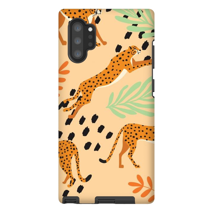Galaxy Note 10 plus StrongFit Cheetah pattern 07 by Jelena Obradovic