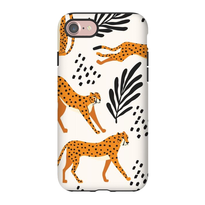 iPhone 7 StrongFit Cheetah pattern 09 by Jelena Obradovic