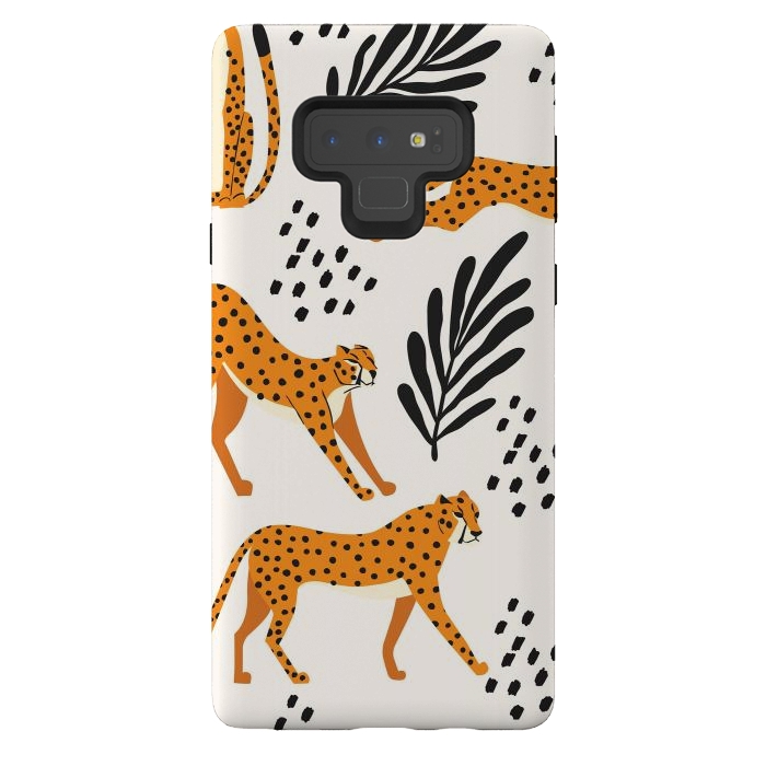 Galaxy Note 9 StrongFit Cheetah pattern 09 by Jelena Obradovic