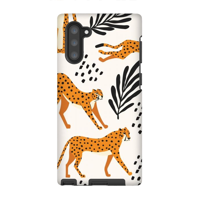 Galaxy Note 10 StrongFit Cheetah pattern 09 by Jelena Obradovic