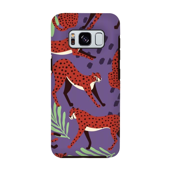 Galaxy S8 StrongFit Cheetah pattern 10 by Jelena Obradovic