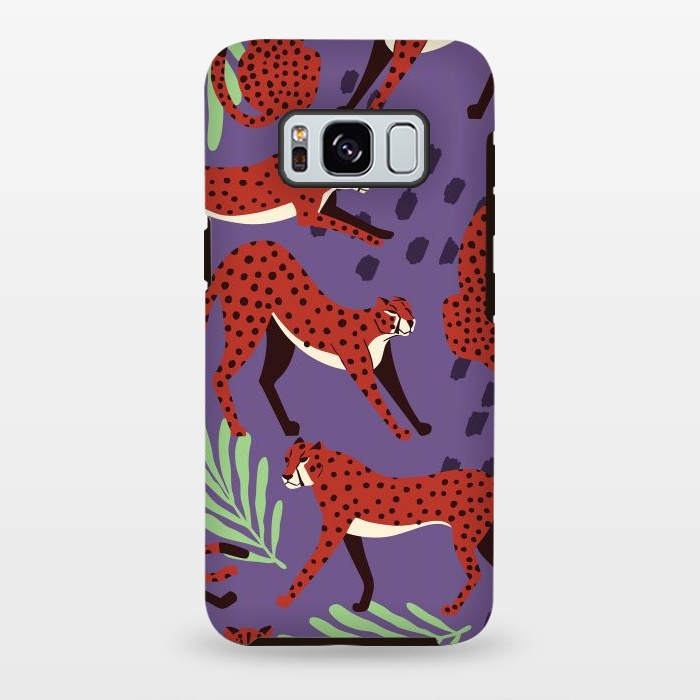 Galaxy S8 plus StrongFit Cheetah pattern 10 by Jelena Obradovic