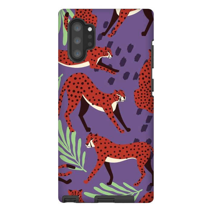 Galaxy Note 10 plus StrongFit Cheetah pattern 10 by Jelena Obradovic
