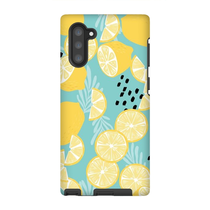 Galaxy Note 10 StrongFit Lemon pattern 06 by Jelena Obradovic