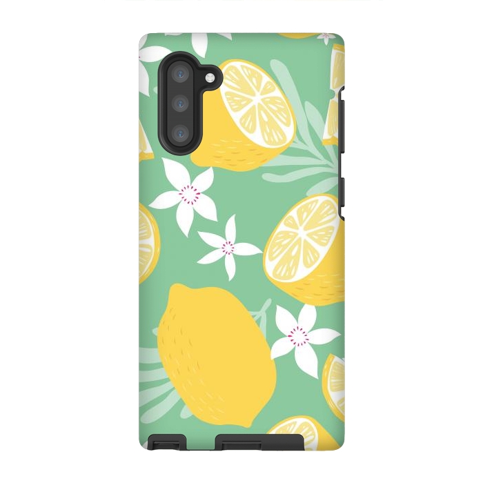 Galaxy Note 10 StrongFit Lemon pattern 09 by Jelena Obradovic