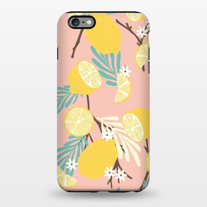 iPhone 6/6s plus StrongFit Lemon pattern 12 by Jelena Obradovic